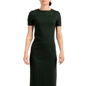 Scuderia Ferrari Women's Forest Green Short Sleeve Stretch Dress US XS IT 38